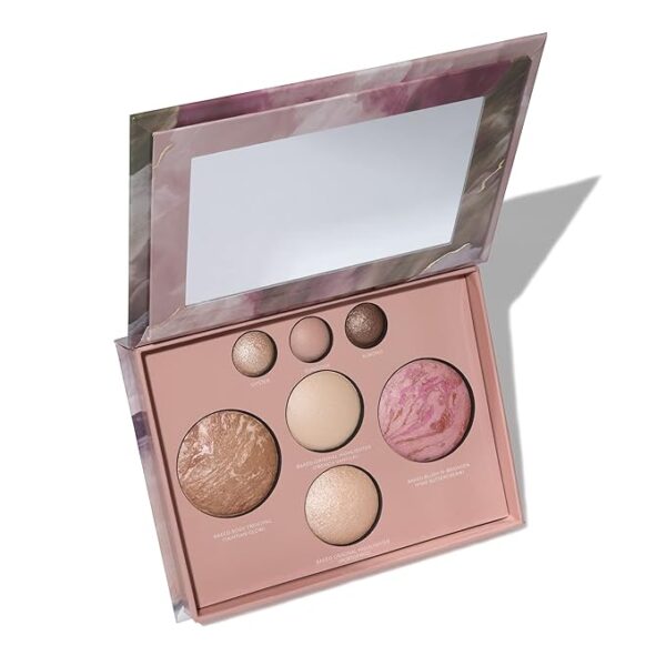 INCLUDES BLUSH, BRONZER, HIGHLIGHTER, AND EYESHADOW