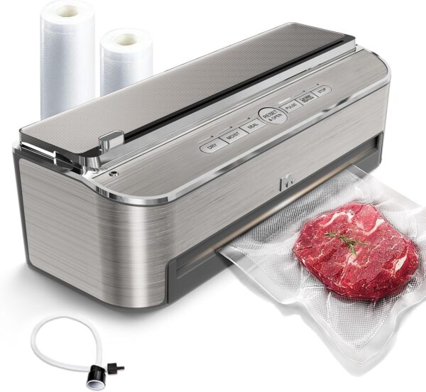 Vacuum Sealer Machine, 85kPa 120W Automatic Food Sealer, Powerful