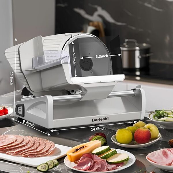 Meat Slicer, 200W Meat Slicer Machine for Home - Image 2