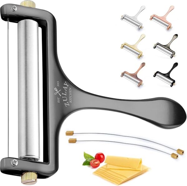 Zulay Kitchen Stainless Steel Wire Cheese Slicer