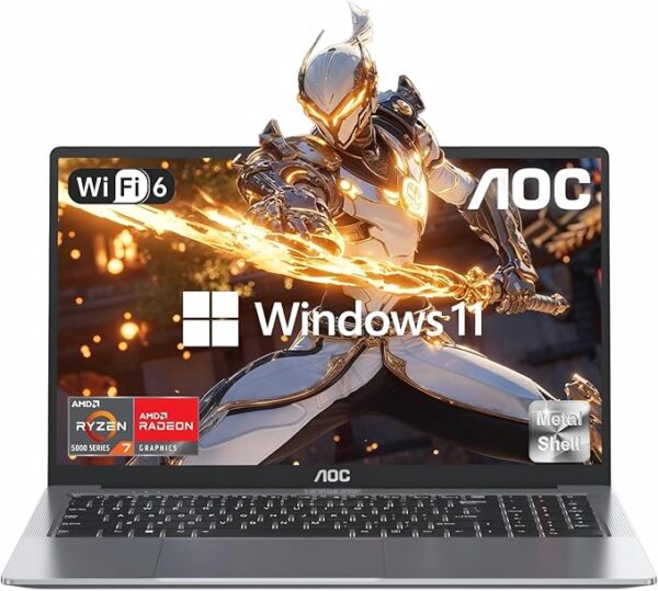 Gaming Laptop with AMD Ryzen 7 5825U Processor(8C/16T, Up to 4.3GHz), 16.1“ FHD Display Laptop Computer with Backlit Keyboard, 16GB RAM