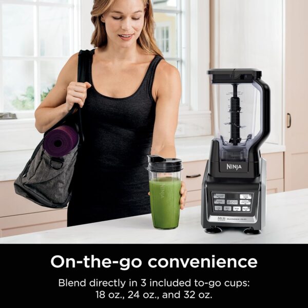 Ninja BL642 Nutri Ninja Personal & Countertop Blender with 1200W - Image 2