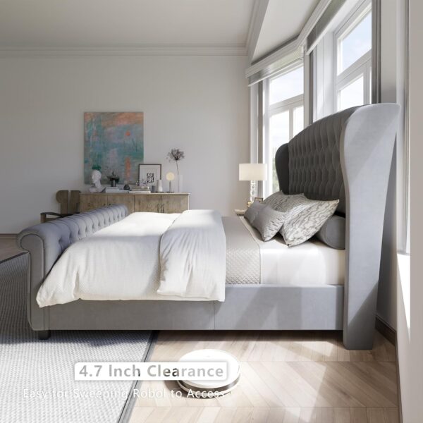 AMERLIFE King Size Platform Bed Frame - Image 2