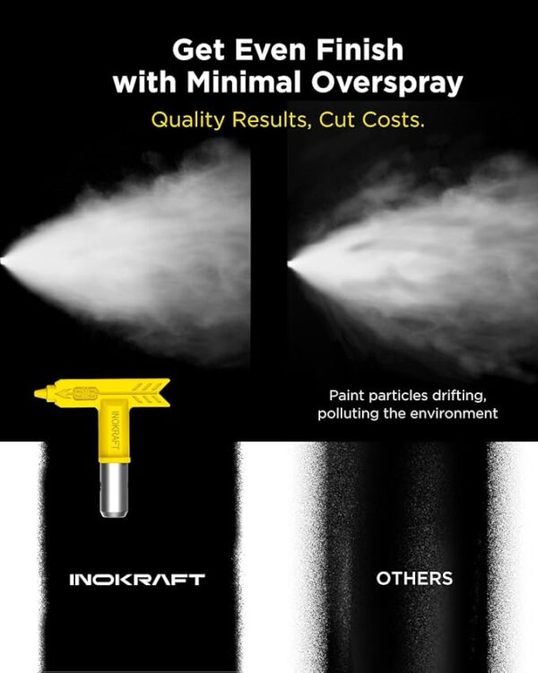 MaXpray M1 Airless Paint Sprayer, Highly Efficient Thinning-Free Minimal Overspray for Up to 10 Gallon DIY Painting Projects Home Interior & House Exterior, Comes with Sprayer Accessories - Image 2