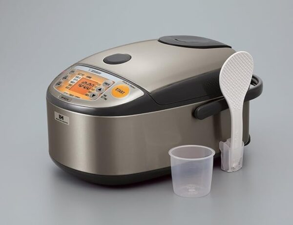 Zojirushi NP-HCC10XH Induction Heating System Rice Cooker and Warmer, 1 L, Stainless Dark Gray - Image 2