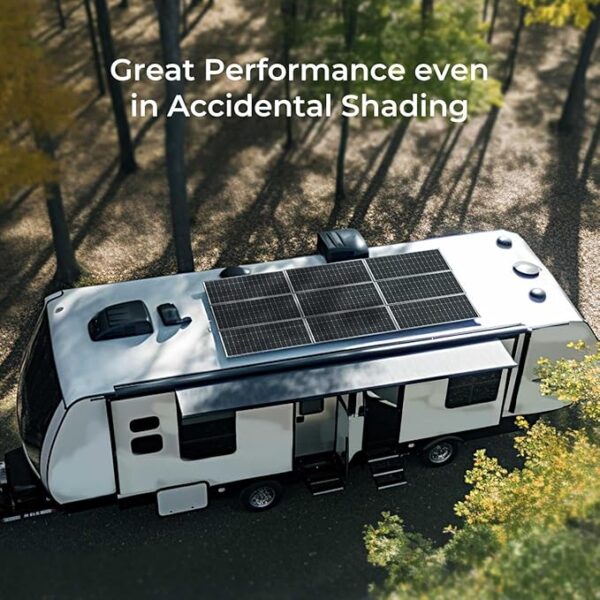 Renogy Solar Panel 200 Watt 12 Volt, High-Efficiency Monocrystalline PV Module Power Charger for RV Marine Rooftop Farm Battery and Other Off-Grid Applications, 200W, Single - Image 2