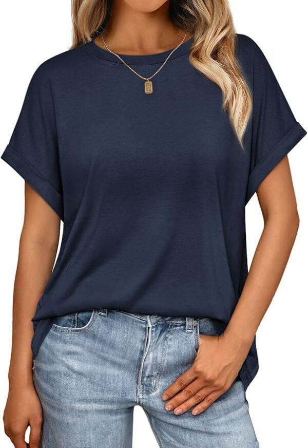 AUTOMET Womens Summer Tops Outfits Spring Casual Dressy T Shirts Workout Clothes Going Out Trendy Vacation Fashion 2025