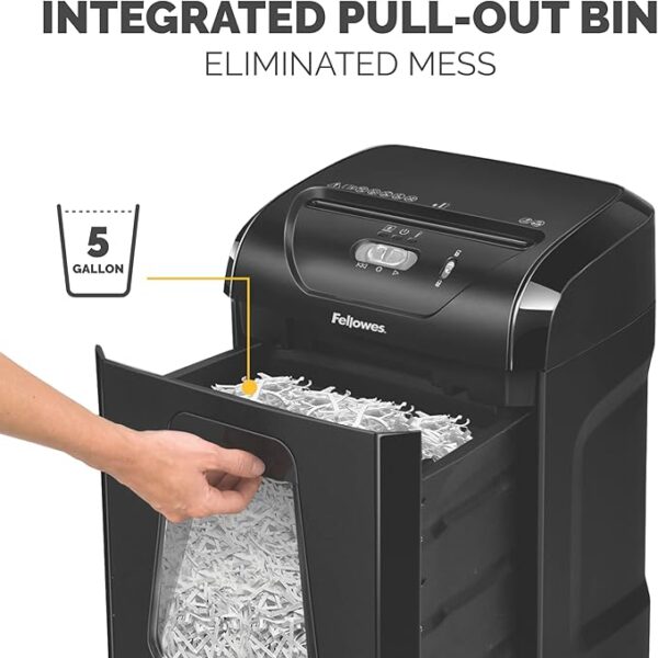 Fellowes 14C10 14-Sheet Cross-Cut Home Office Paper Shredder - Image 2