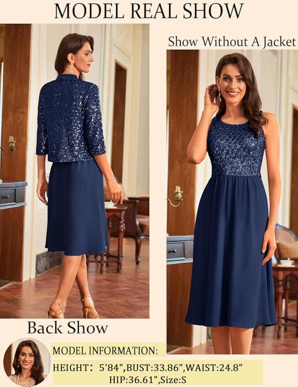 GRACE KARIN 2025 Mother of The Bride Dresses Wedding Guest Party Dress Two Piece Dress - Image 2