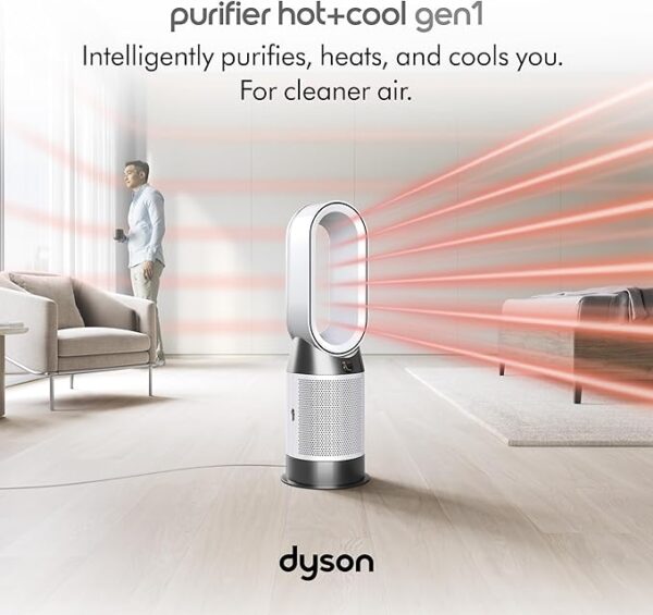 Dyson Purifier Hot+Cool™ Gen1 HP10 - Purifying Fan Heater (White) - Image 2