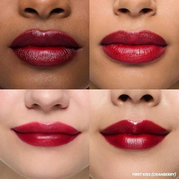 Wonderskin Wonder Blading Lip Stain Peel Off Masque - Long Lasting, Waterproof (First Kiss) with Top Gloss - Red Glitter Lip Gloss, Hydrating and High Shine Finish - Image 2