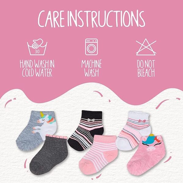 Cherokee Baby Girls' 12 Pack Shorty Socks - Image 2