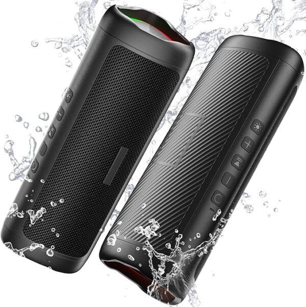 Bluetooth Speaker, IPX5 Waterproof Speaker with HD Sound, TWS Pairing, BT5.3, Portable Wireless Speakers for Home/Party/Outdoor/Beach, Electronic Gadgets, Birthday Gift - 2 Pack